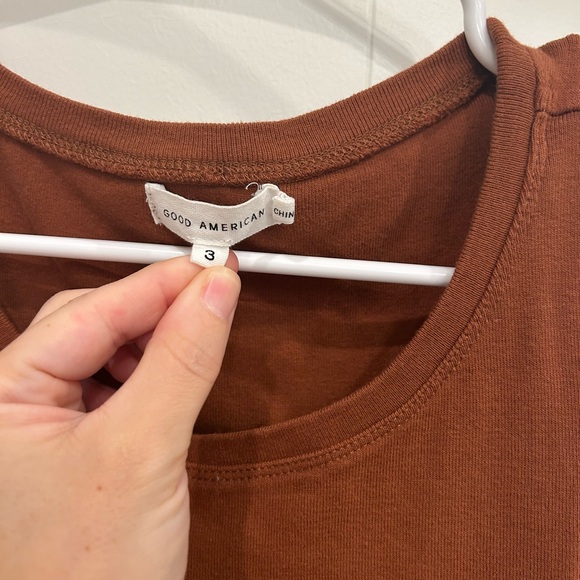 Good American Ruched Tank Dress Size 3 (Large) - Picture 2 of 7